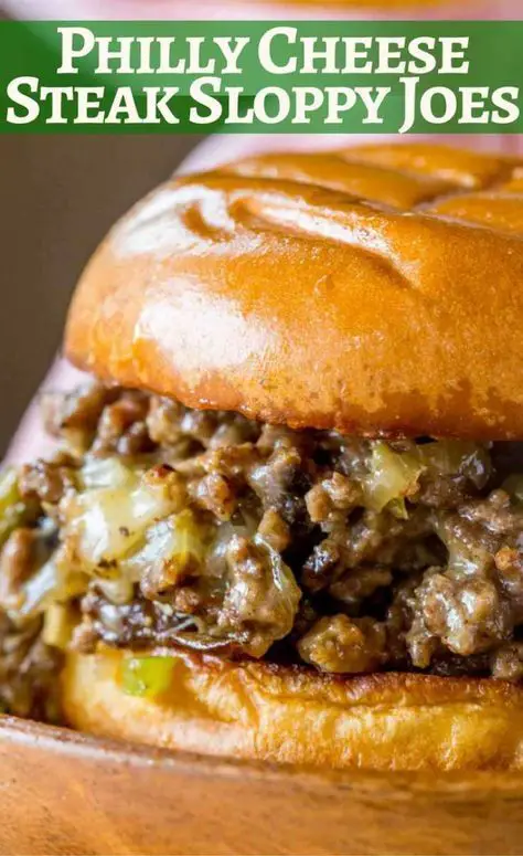 You can make these Philly Cheese Steak Sloppy Joes in just ...