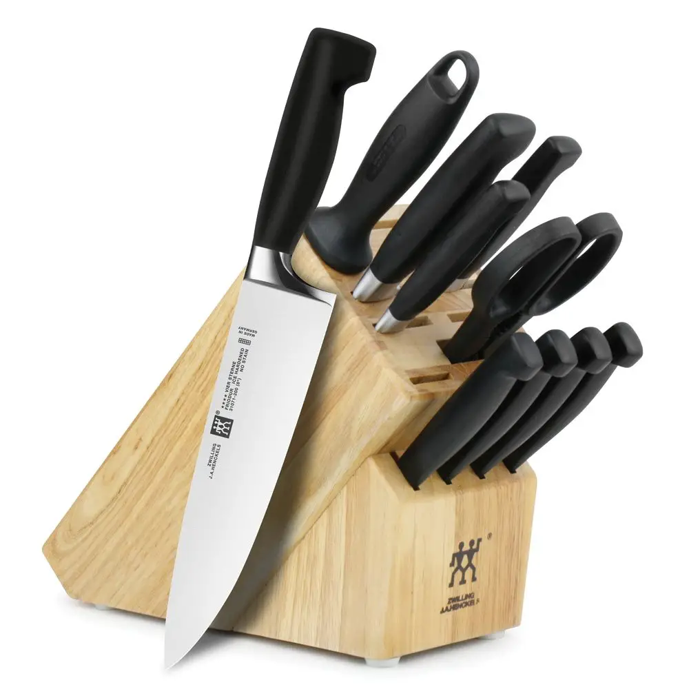 Zwilling J.A. Henckels Four Star Knife Block Set with ...