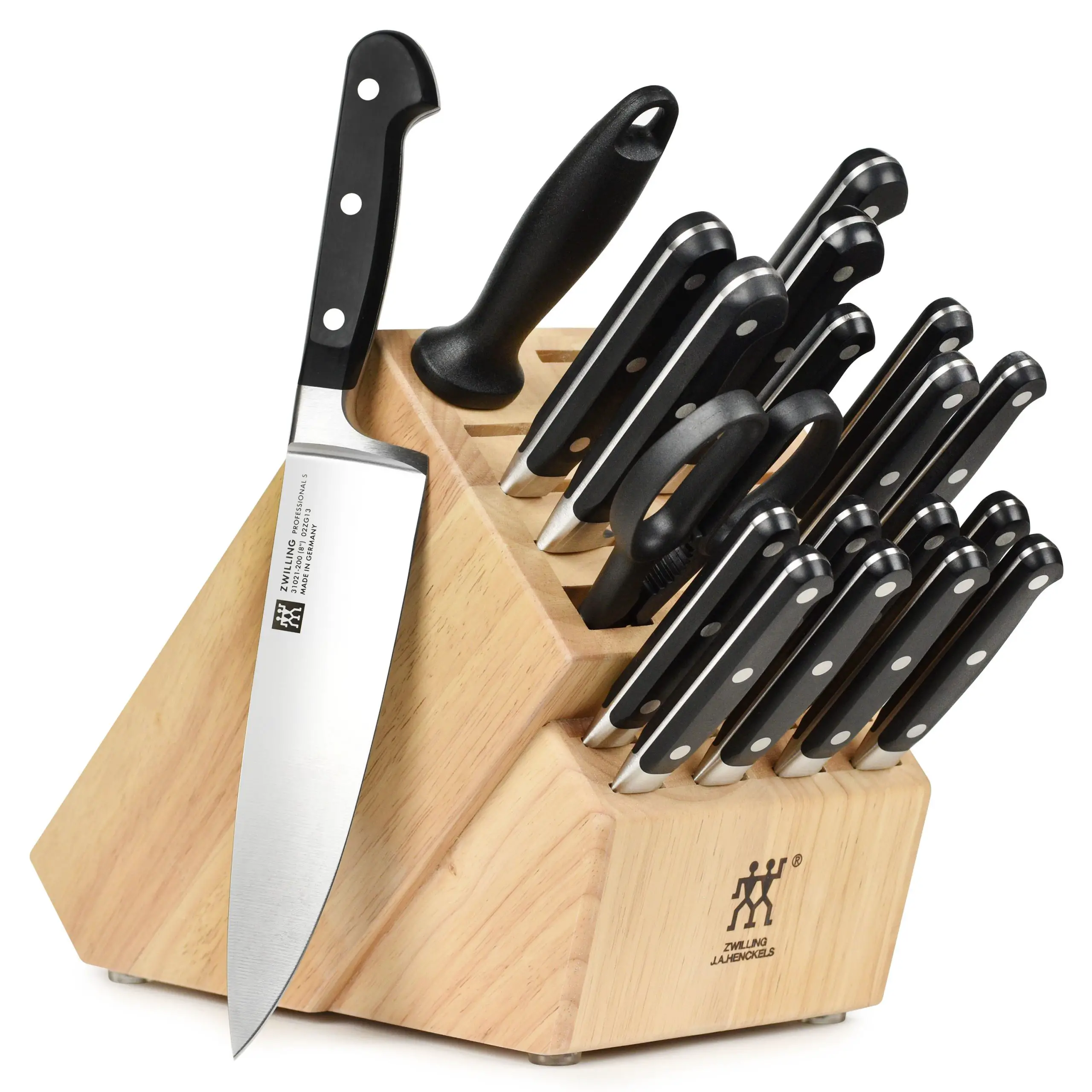 Zwilling J.A. Henckels Professional S Knife Block Set with Forged Steak ...
